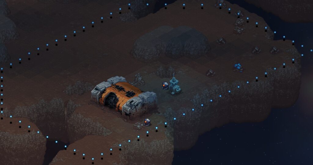 敵に占拠されたエリア